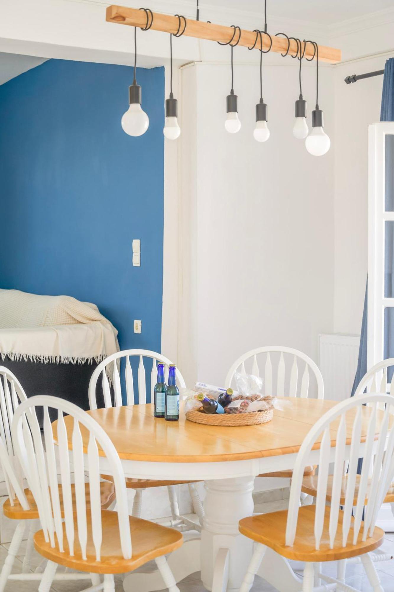 Blue House Apartment Naousa  Bagian luar foto
