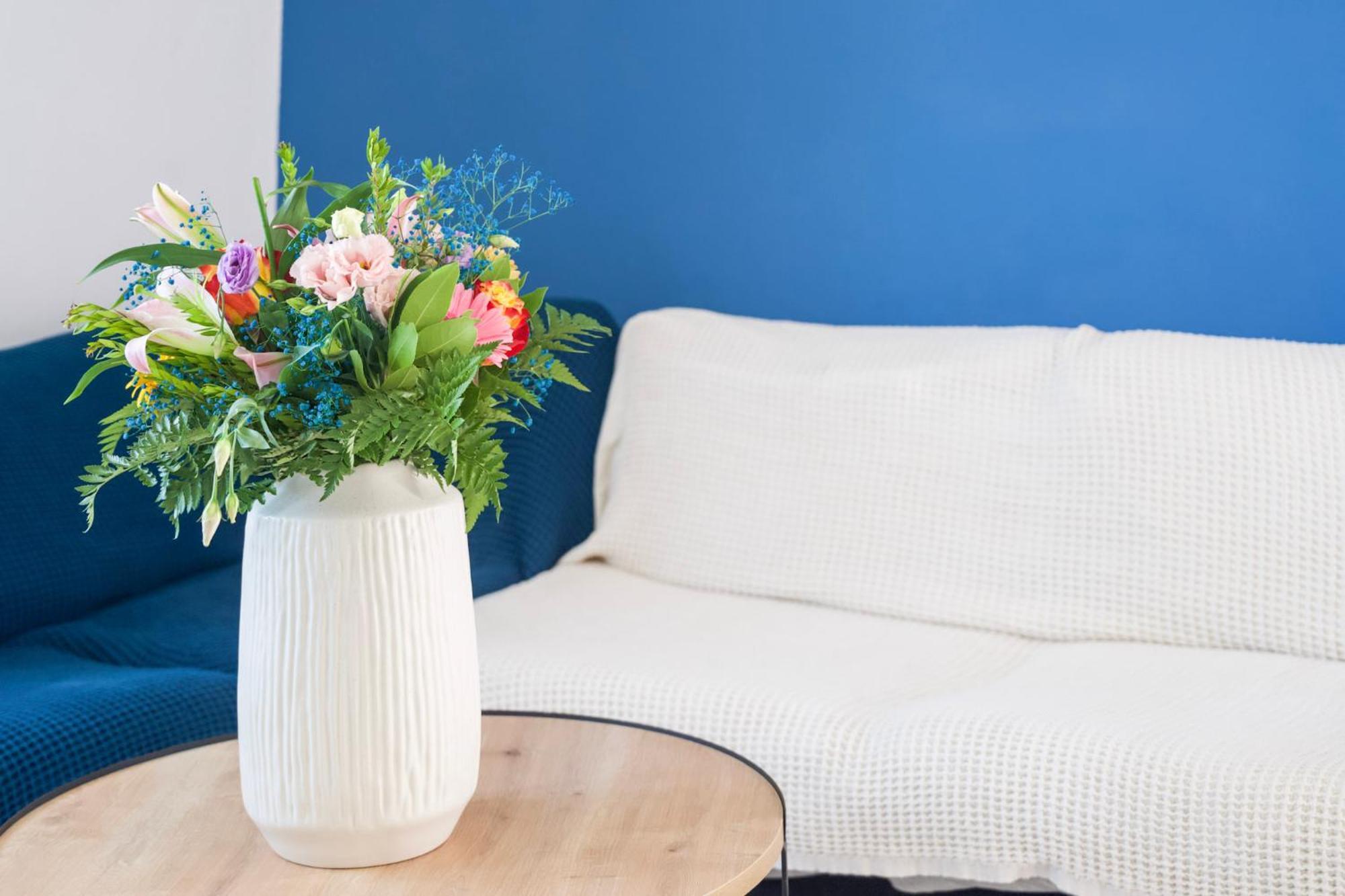 Blue House Apartment Naousa  Bagian luar foto